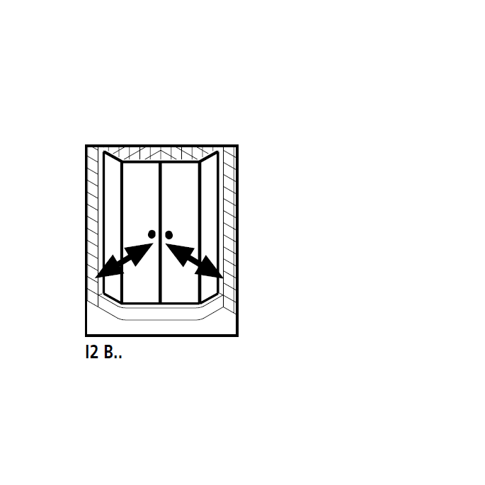 Kermi 2534045 set spatwaterdichtingen 2 x 55cm - 5mm