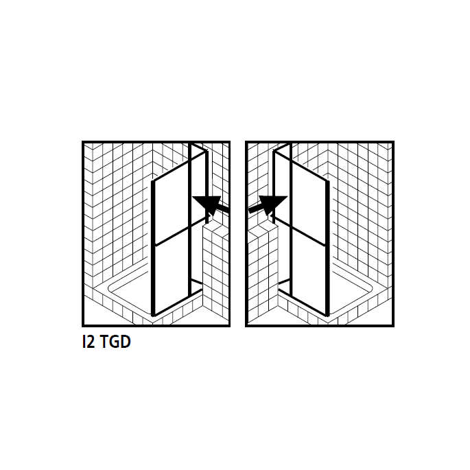 Kermi 2534044 spatwaterdichting 1 x 98,5cm - 5mm