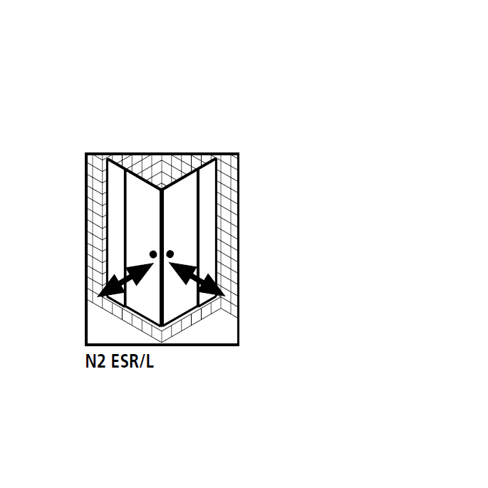 Kermi 2534045 set spatwaterdichtingen 2 x 55cm - 5mm