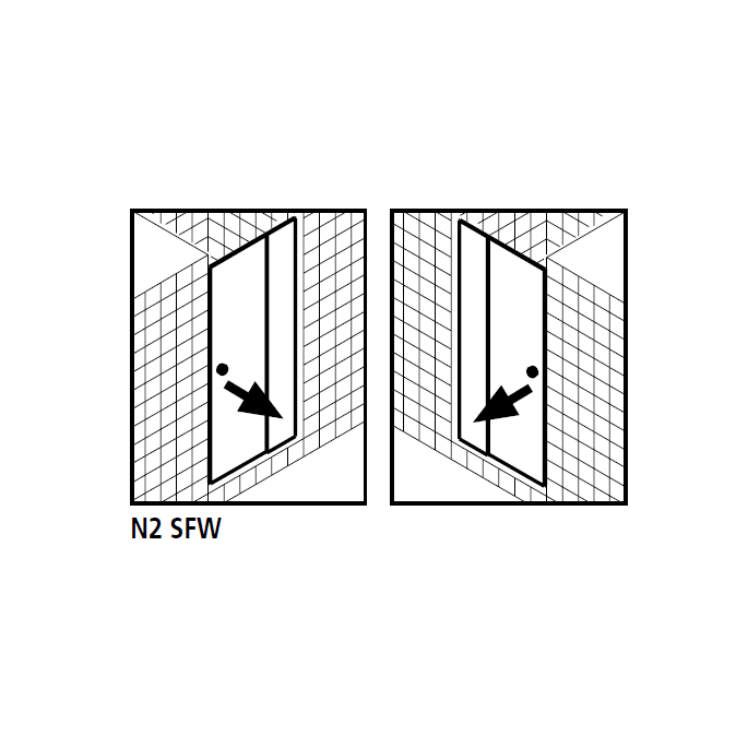 Kermi 2534044 spatwaterdichting 1 x 98,5cm - 5mm