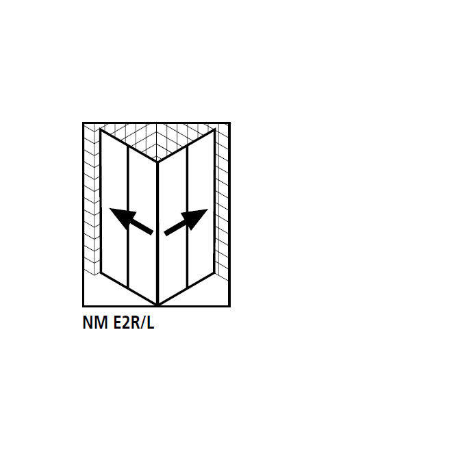 Kermi 2534805 set spatwaterdichtingen 2 x 100cm