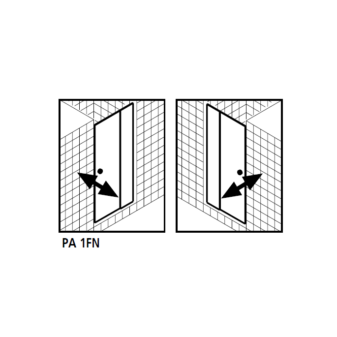 Kermi 2534071 spatwaterdichting 1 x 98,5cm - 8mm