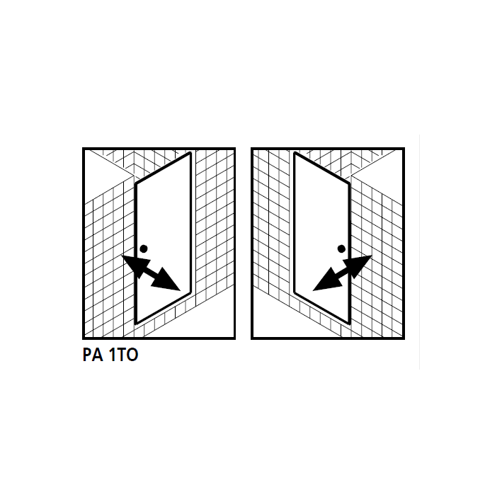 Kermi 2534071 spatwaterdichting 1 x 98,5cm - 8mm