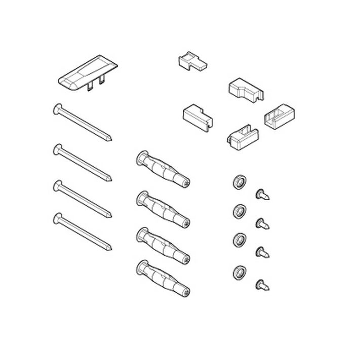 Novellini R01BI2FI1-K montageset chroom