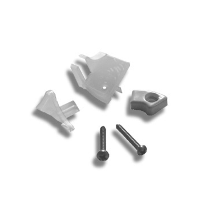 Novellini R01GIC-26 kapje met scharnierbus voor linker deur wit ral 9010 *niet meer leverbaar*