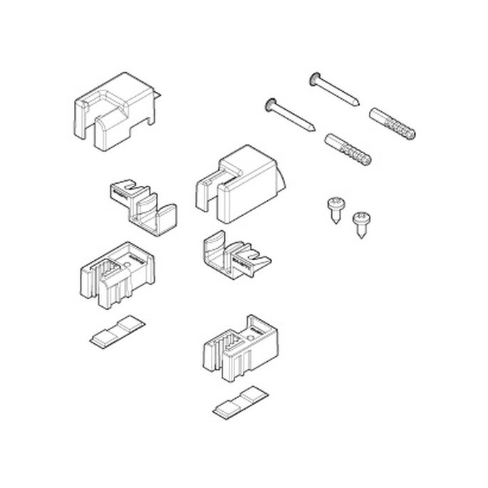 Novellini R03BEPH1-K geleiders chroom