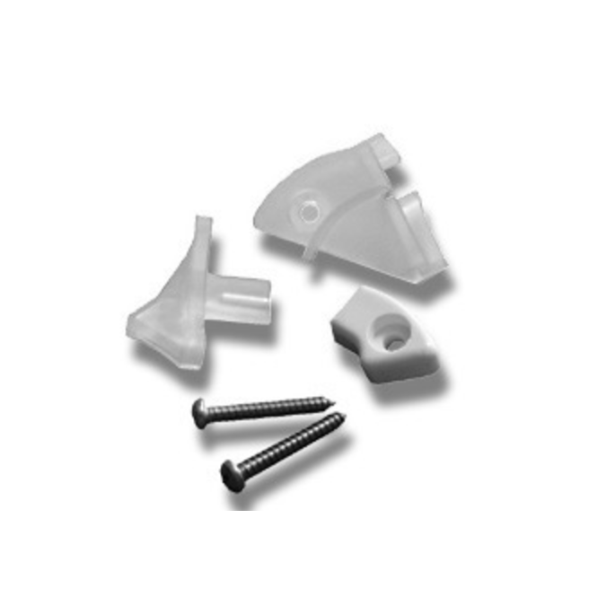 Novellini R04GIC-30 kapje met scharnierbus voor rechter deur wit