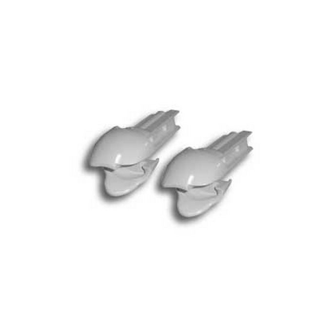 Novellini R06SLRA1-K aansluitstukjes t.b.v. verticaal profiel chroom