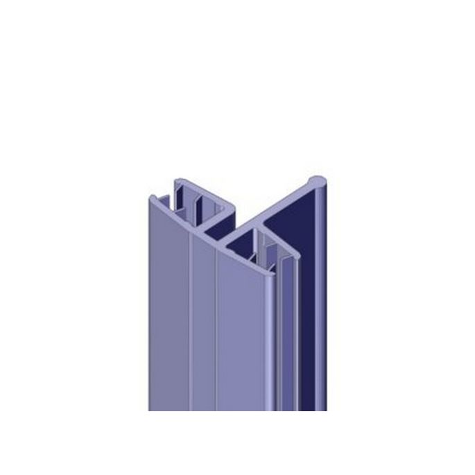 Novellini R502BES01-TR verticale afdichtingsstrip transparant