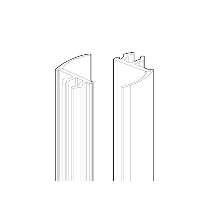 Novellini R50BJS01-TR verticale afdichtingsstrips transparant