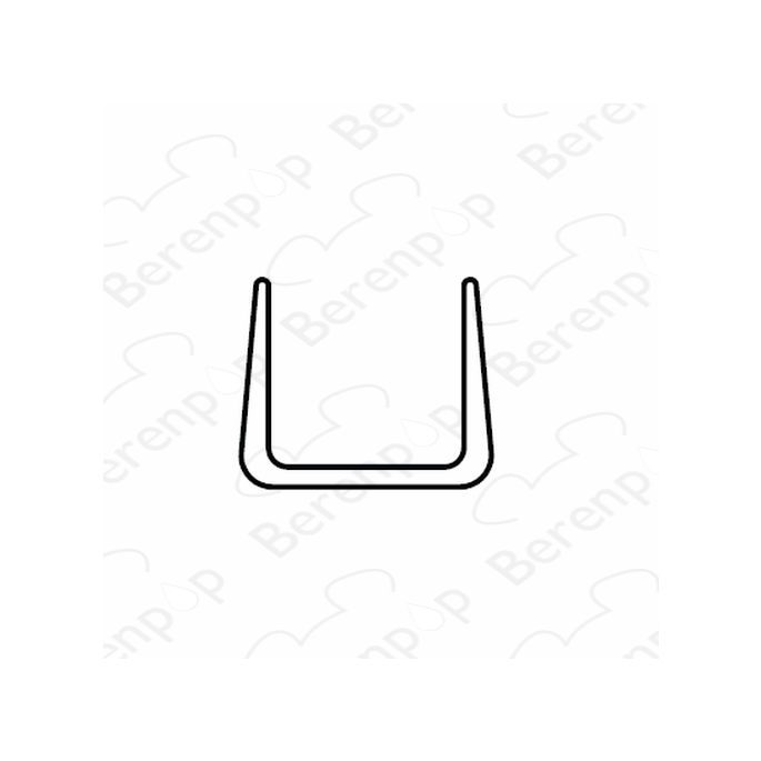 San4U Sealday SD037 u-compensatieprofiel, 200cm, van 6 naar 8mm *niet meer leverbaar*