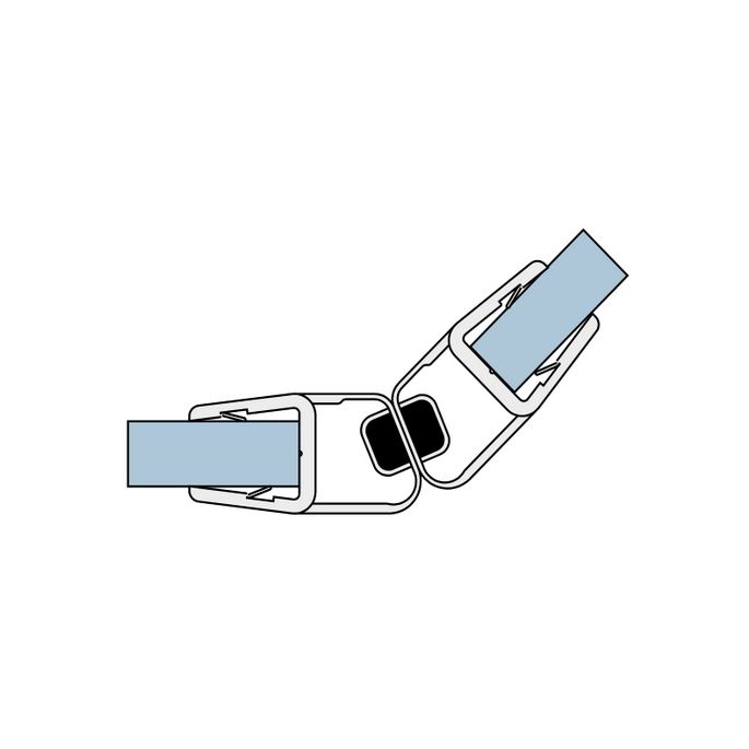 San4U Sealday SD048 magneetstrippenset 135 graden, 200cm, 6-8mm