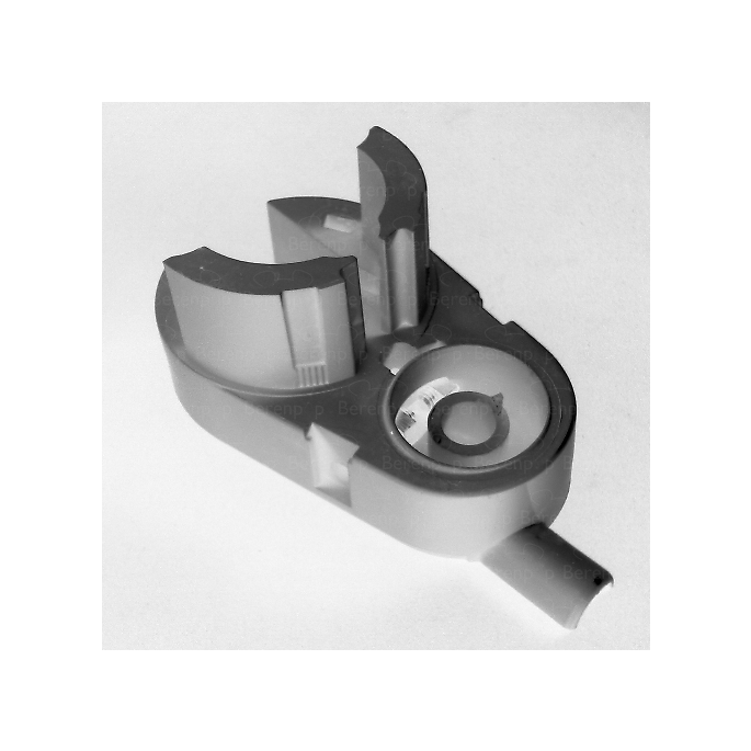 PDPlan Cristal scharniervoet (zonder tubobus) links, chroom *niet meer leverbaar*