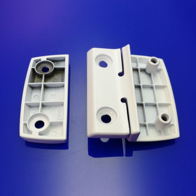 Koralle VarioPlus 2537363 ( L43359 ) linker glasbevestiging t.b.v. rails wit