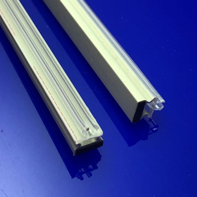 HSK Premium Nova inschuif magneetstrip recht, set van 2 stuks, 200cm