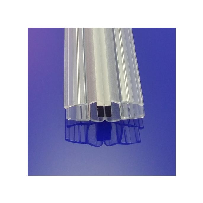 Exa-Lent Universal DS222008 helder doucheprofiel magneet recht (set van 2 stuks) 200cm 8mm