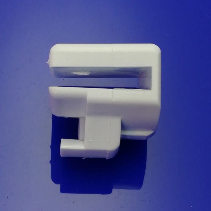 Sealskin Duka 1500 geleider tbv kwartronde schuifdeuren, wit *niet meer leverbaar*