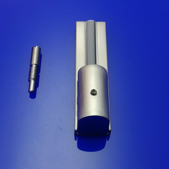 HSK Kienle E87310-2 scharnierdeel wandhouder beneden, RVS-look *niet meer leverbaar*