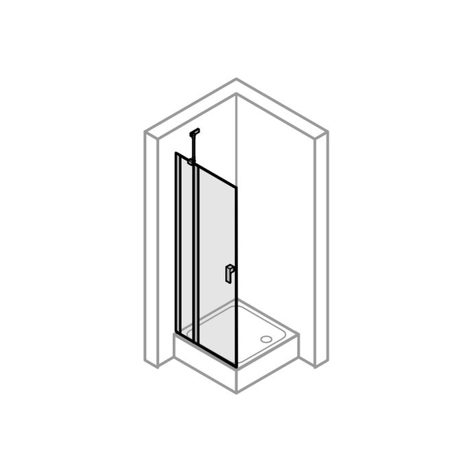 Huppe Design elegance - Design pure, 027902 stabilisatiebeugel 1200mm