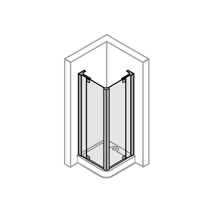 Huppe 1002, 054225 muurbevestiging *niet meer leverbaar*