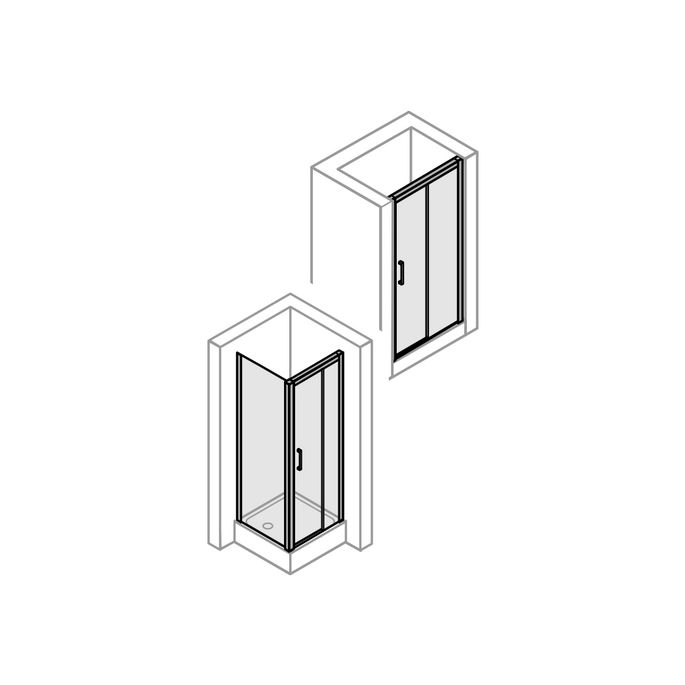 Huppe Alpha 2 - Classics 2 - X1 Flex, 042627 set afdekkapjes, 4 stuks