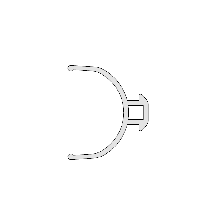 Kermi 6008264 scharnierdichting verticaal 200cm