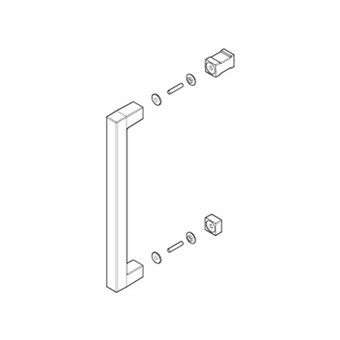Novellini R40MAGIN1-K deurgreep chroom