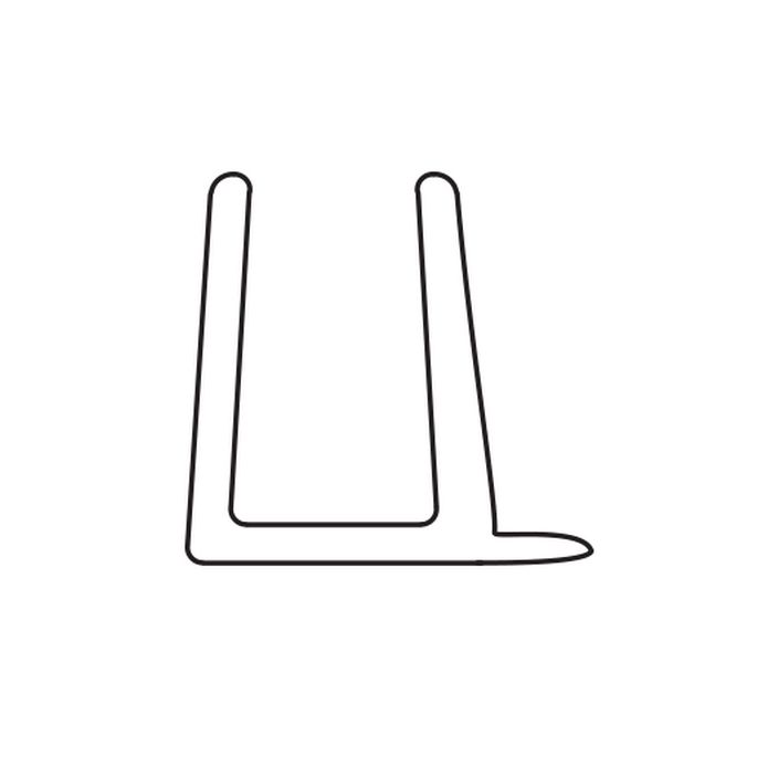 Provex S-Lite 1270SA00F afwateringsstrip, transparant, voor glasdikte 6mm