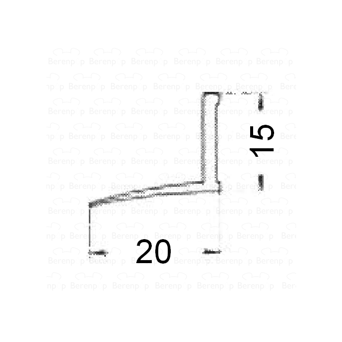 HSK Kienle E87075 L-afdichtingsprofiel, 200cm