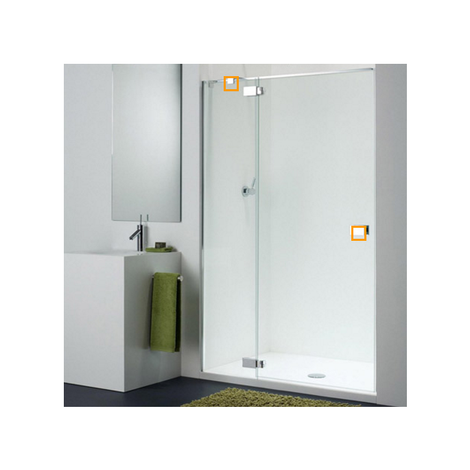 Provex E-Lite 1242SA05F afdekkappen scharnieren chroom