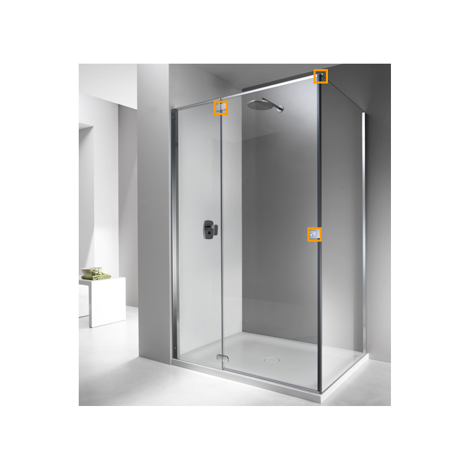 Provex 1312SA00F afwateringsstrip 120cm, 18mm hoog, transparant, voor glasdikte 8mm