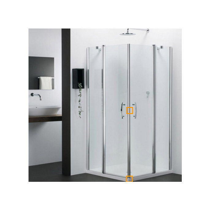 Provex 1200SA00F afwateringsstrip 90cm, 4mm hoog, transparant, voor glasdikte 6mm *niet meer leverbaar*