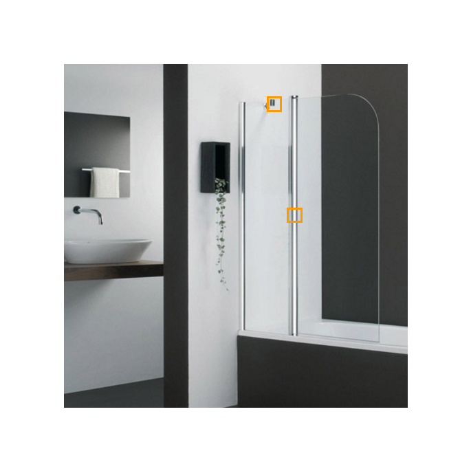 Provex 1246SA00F afwateringsstrip 120cm, 18mm hoog, transparant, voor glasdikte 6mm