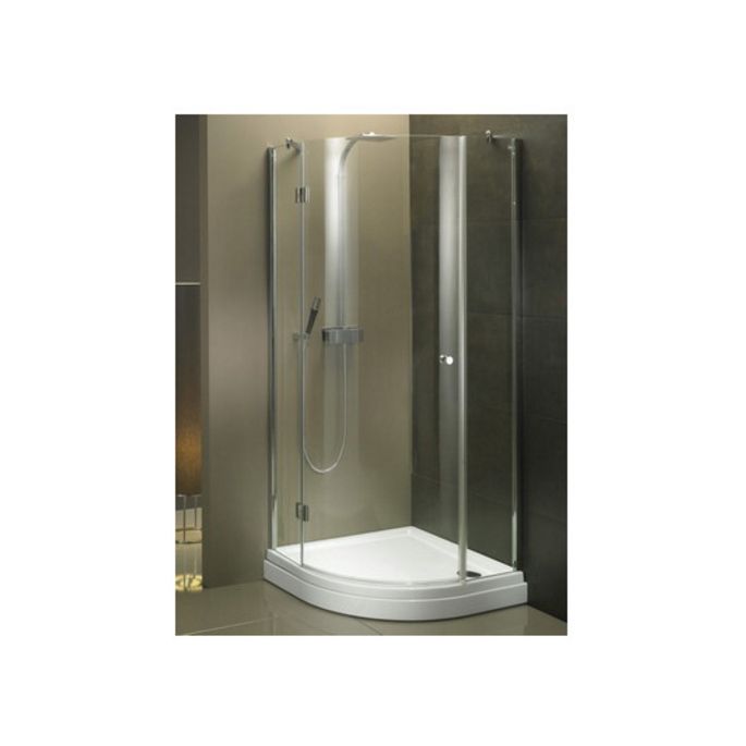 Riho 562010004 afwaterstrip met o-dichting en flapje, voorgebogen / 8mm