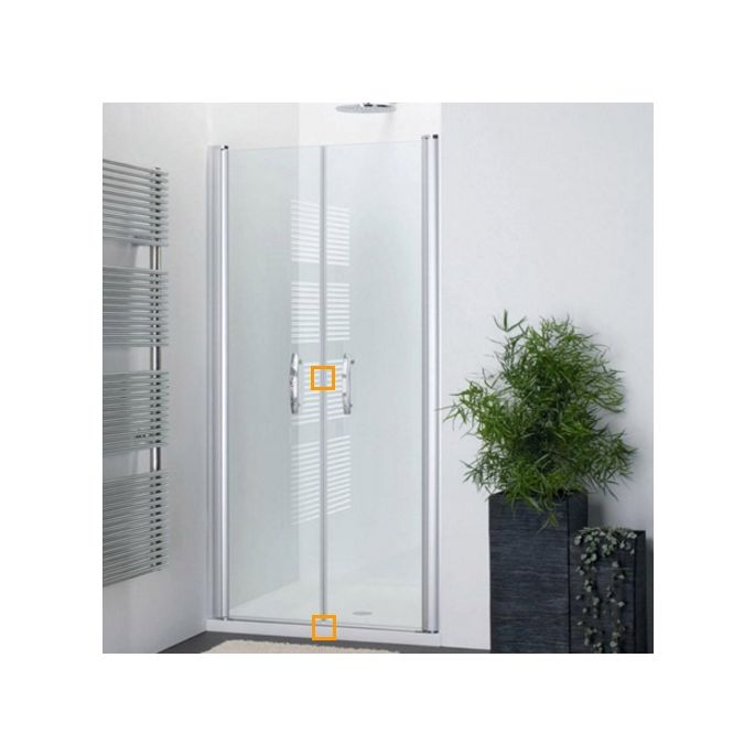 Provex 1203SA00F afwateringsstrip 90cm, 4mm hoog, transparant, voor glasdikte 6mm