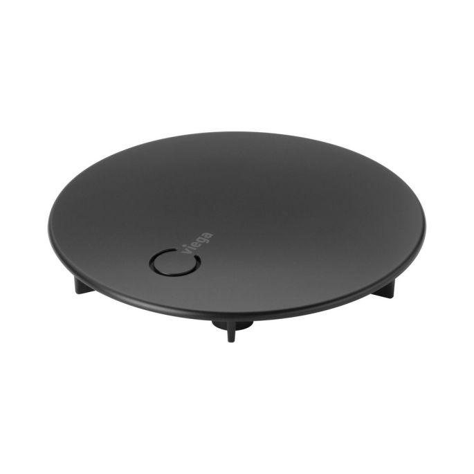Viega Tempoplex 806132 afdekplaatje voor douchesifon ø115mm mat zwart