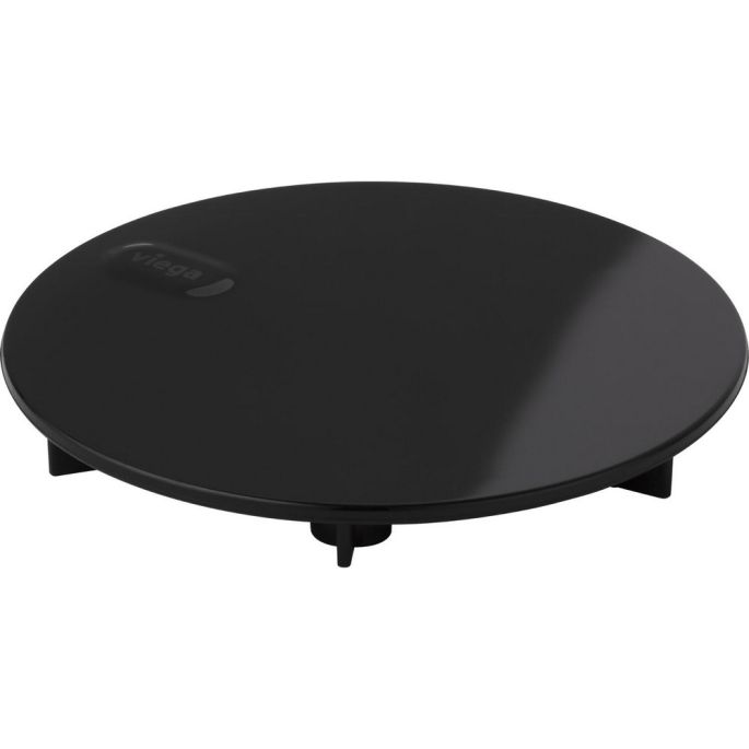Viega Tempoplex 850 043 afdekplaatje voor douchesifon ø115mm zwart