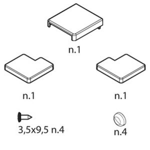 Novellini R01BNFB1-K montageset chroom