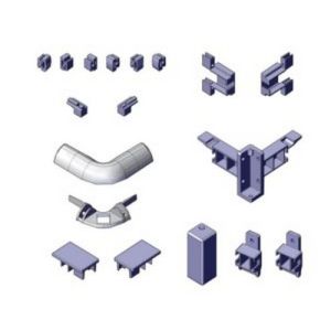 Novellini R04BEA01-K set hoekstukken chroom