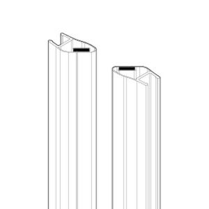 Novellini R10BLR01-TR set of magnetic profiles transparent