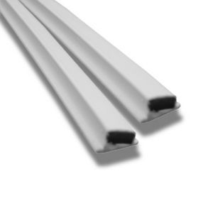 Novellini R10MAG-26 set of magnetic slide-in profiles white Ral 9010