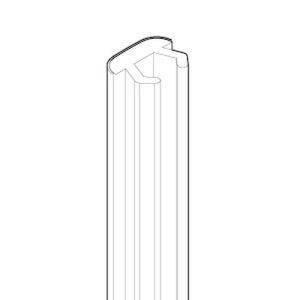Novellini R504BJ3P1-A verticale afdichtingsstrip wit 030