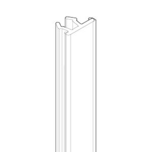 Novellini R50BJ2PH1-TR verticale afdichtingsstrip magneet transparant