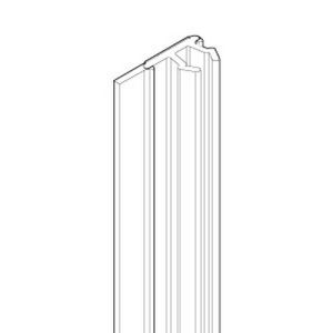 Novellini R50BJMO1-TR verticale afdichtingsstrip transparant