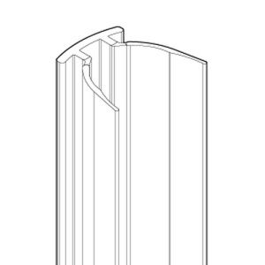 Novellini R50BNMOA1-TR verticale afdichtingsstrip