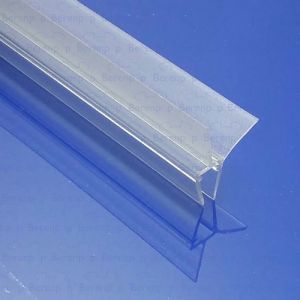 Exa-Lent Universal DS011006 - G06021100 helder doucheprofiel 2 flapjes 100cm - 6mm