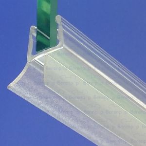 Exa-Lent Universal DS022008 - G08023200 helder doucheprofiel 2 flapjes 200cm - 8mm