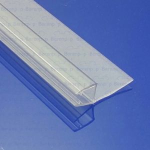 Exa-Lent Universal DS431006 gehoekt helder doucheprofiel 1 flap 100cm - 6mm
