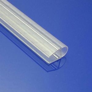 Exa-Lent Universal monsterstukje doucherubber type DS07 - 2cm lengte en geschikt voor glasdikte 6mm - 1 balgje van 7mm (bolletje)