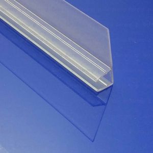 Exa-Lent Universal DS092008 - G08014200 helder doucheprofiel 1 flap horizontaal 200cm - 8mm